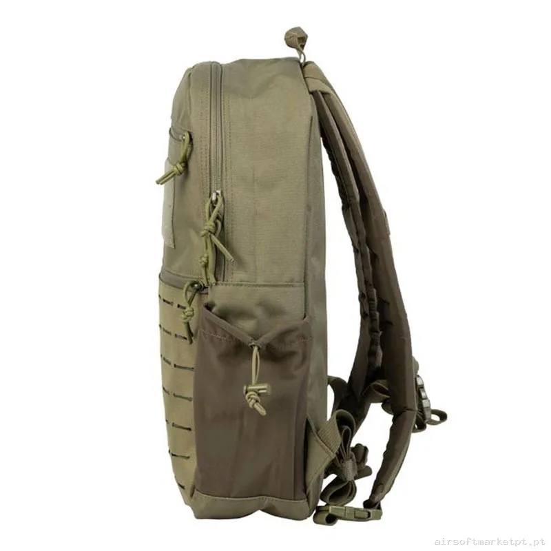 MOCHILA MOLLE DELTA TACTICS RAIDER CORTE LÁSER 25L VERDE OD — Sacos & Mochilas — Airsoft Market PT (foto 3)