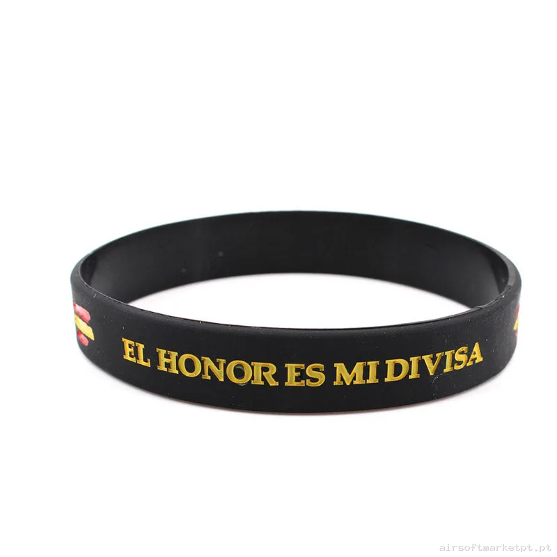 Pulsera Guardia Civil PVC Negra Inmortal Warrior — Outros — Airsoft Market PT (foto 3)