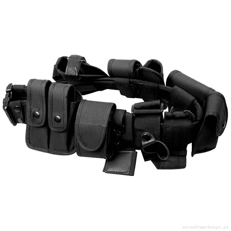 Cinturão tático OEM Completo com Bols pockets preto — Gear Táctico — Airsoft Market PT