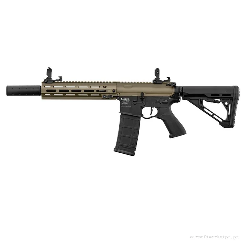 Fusil AEG Blazer 10 TAN/NEGRO Proline gatillo electronico Lancer Táctico — Rifles de Assalto (AR/M4/AK) — Airsoft Market PT (foto 3)