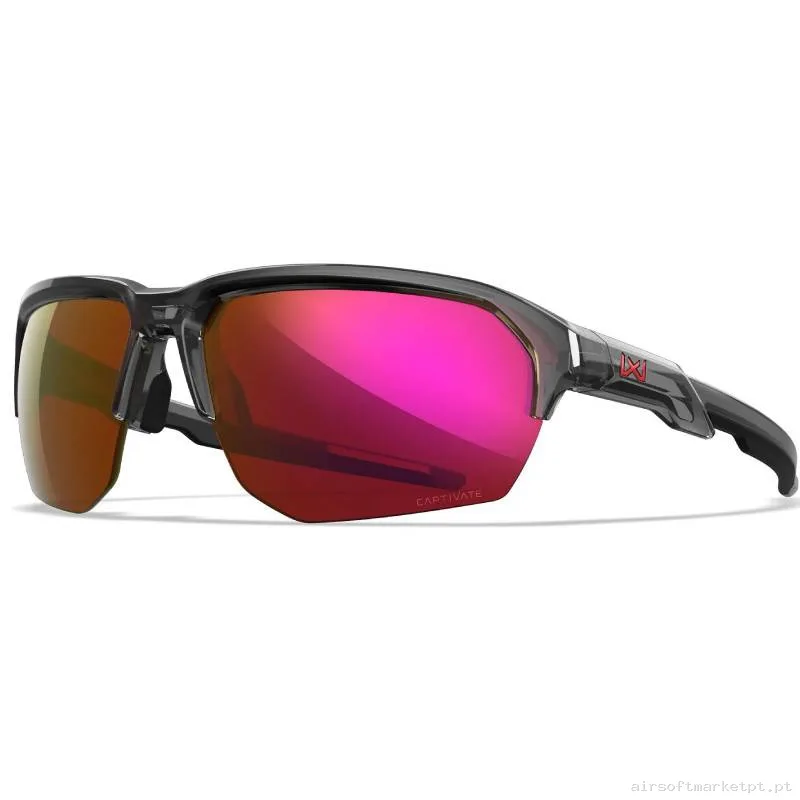 Óculos Wiley X Jakl Captivate vermelho cinza — Proteção Ocular & Facial — Airsoft Market PT