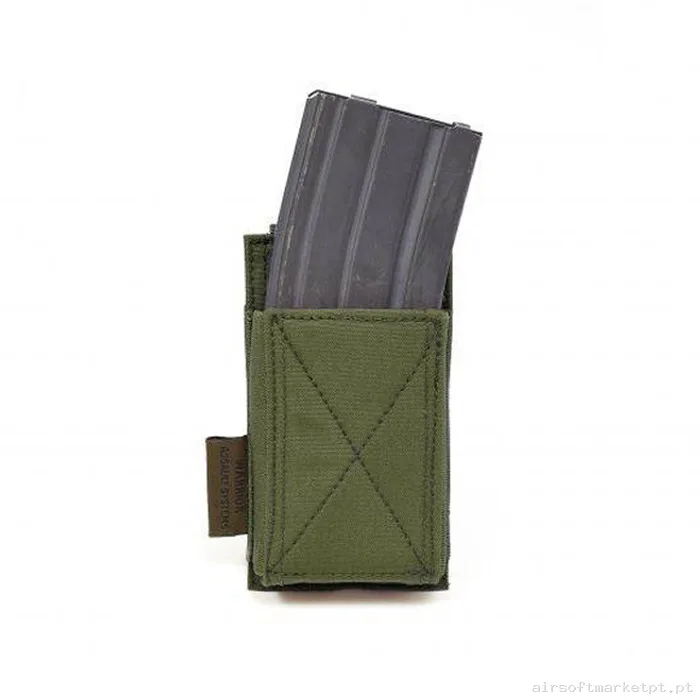 Pouch Magazine Pouch M4/Ak Warrior Assault Elástico verde od — Coletes & Rigs — Airsoft Market PT