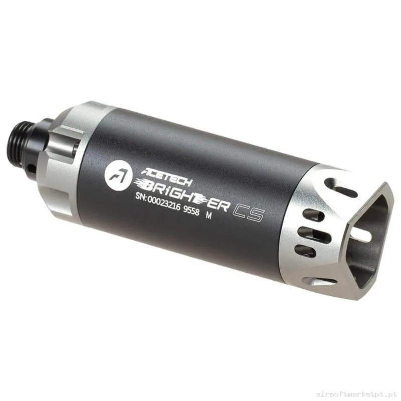Externo Supressor Trazador Acetech Brighter Cs negro/Gris — Acessórios & Componentes — Airsoft Market PT