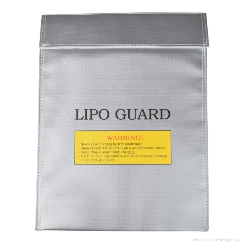 Bolsa Proteção Baterias Fuel Lipo Safe Sack cinza — Carregadores / Magazines — Airsoft Market PT