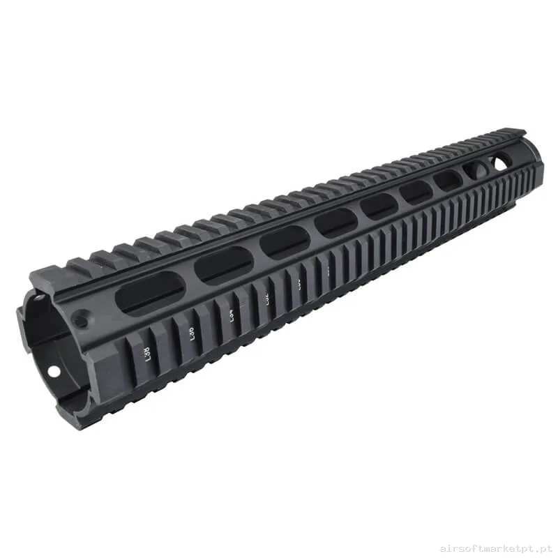 Externo Guardamão Js Tactical Free Floating 15" negro — Acessórios & Componentes — Airsoft Market PT