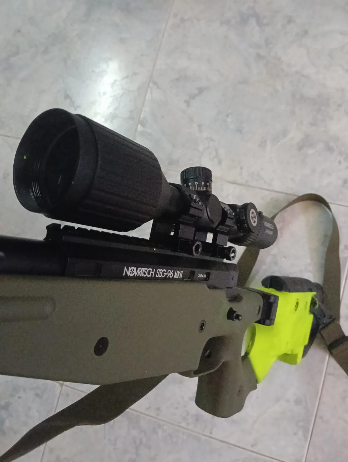 Desporto Replica Airsoft Novritsch SSG96 MKII + Mira Mk2 + Bipé V1 (Pack Completo) — Snipers — Airsoft Market PT