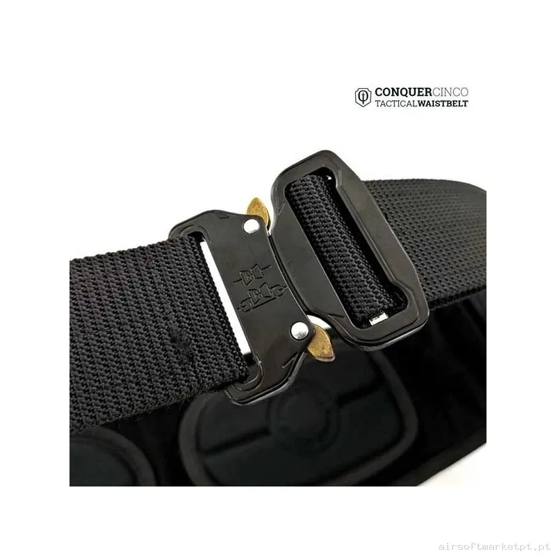 Conquer First Line CINCO Waist Belt Negro — Gear Táctico — Airsoft Market PT (foto 4)