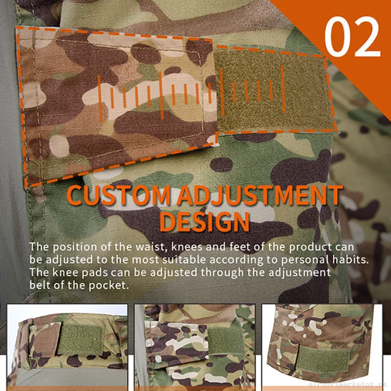 Uniforme Sixmm G3 Combat - Multicam - XL — Vestuário (Fardas) — Airsoft Market PT (foto 5)