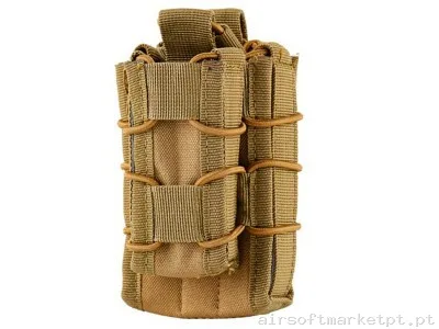 Portamagazine DJB-006 Rifle y Pistola Combat Zone Tan — Carregadores / Magazines — Airsoft Market PT