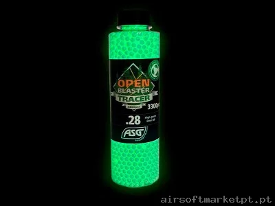 Bbs muniçao Traçantes 0,28 PVC Blaster ASG — Munição (BBs) — Airsoft Market PT