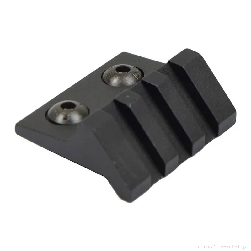Externo Trilho M-Lok Js Tactical 3 Slot 45º negro — Acessórios & Componentes — Airsoft Market PT