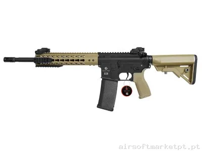 M4 Superlite Recon 14.5" Carbontech Evolution Negro - Tan Sim — Rifles de Assalto (AR/M4/AK) — Airsoft Market PT