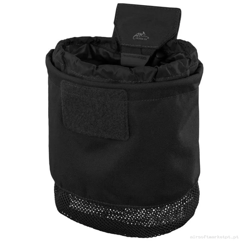 Pouch Bolsa Descarga Enrollable Helikon-Tex Competition Dump negro — Coletes & Rigs — Airsoft Market PT