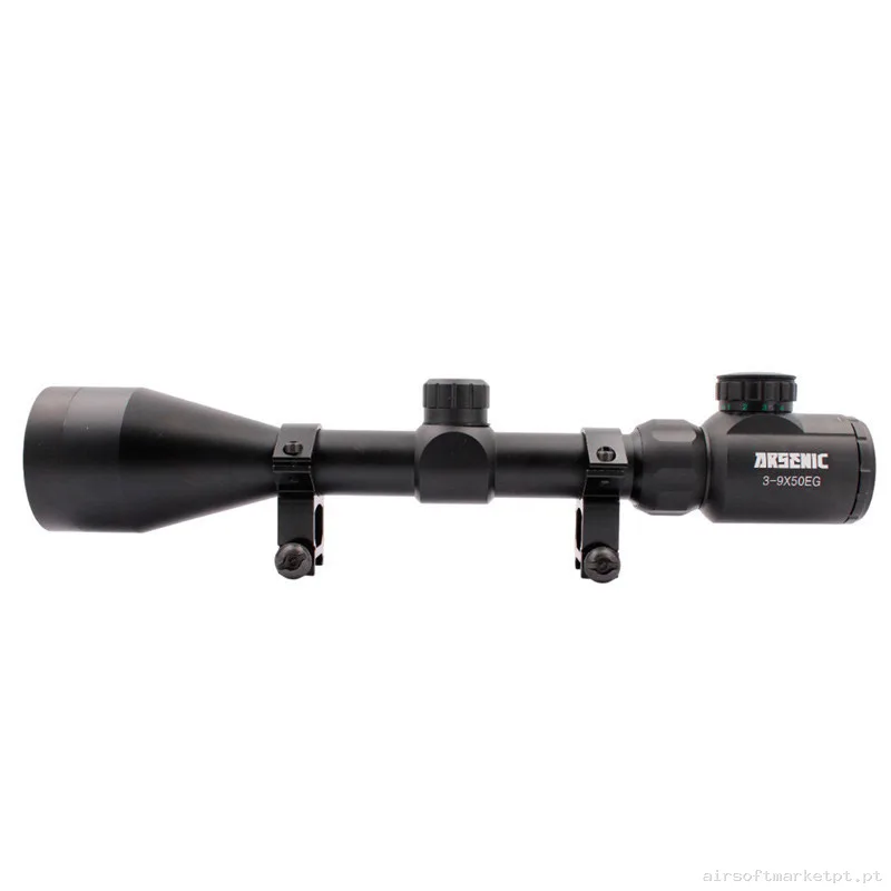 Visor Arsenic Argon 3-9X50 EG negro — Miras & Ópticas — Airsoft Market PT (foto 3)