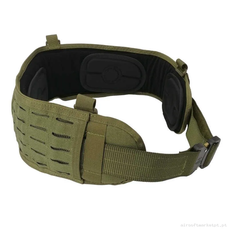 Cinturão tático MOLLE Conquer Cinco Waist Belt verde od — Gear Táctico — Airsoft Market PT