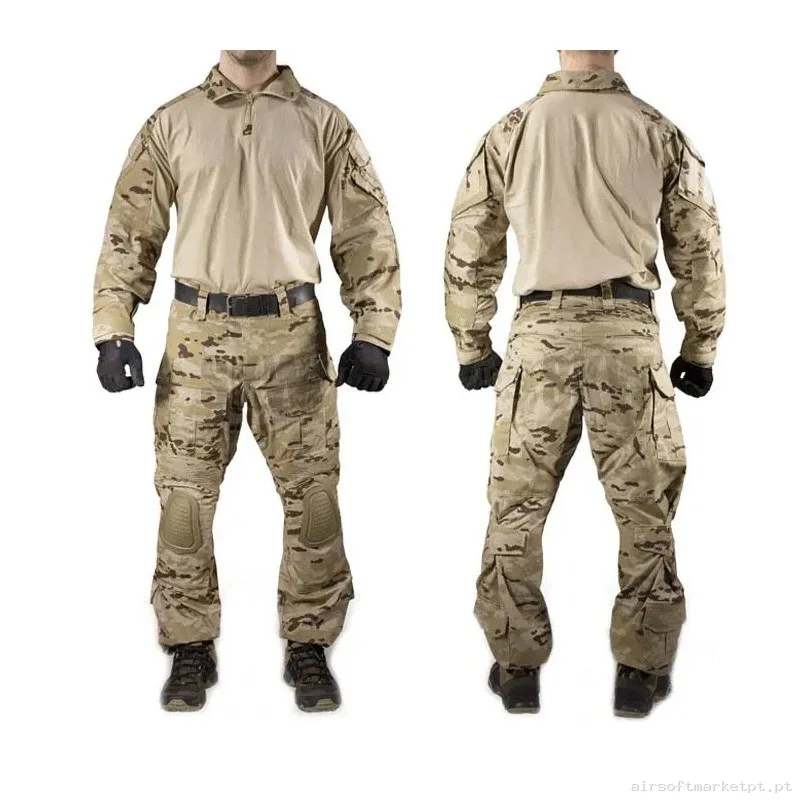 DELTA TACTICS UNIFORME DE COMBATE ÁRIDO ESPAÑOL - S — Vestuário (Fardas) — Airsoft Market PT