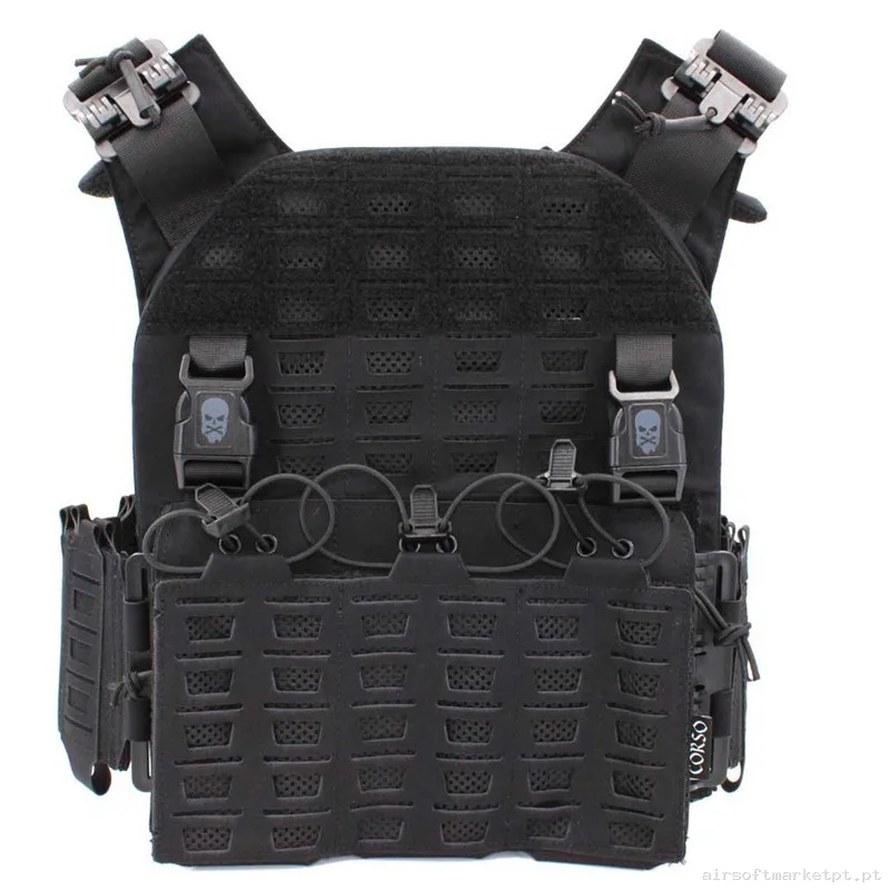 Chaleco Corso Drake MK4 Negro — Coletes & Rigs — Airsoft Market PT (foto 3)