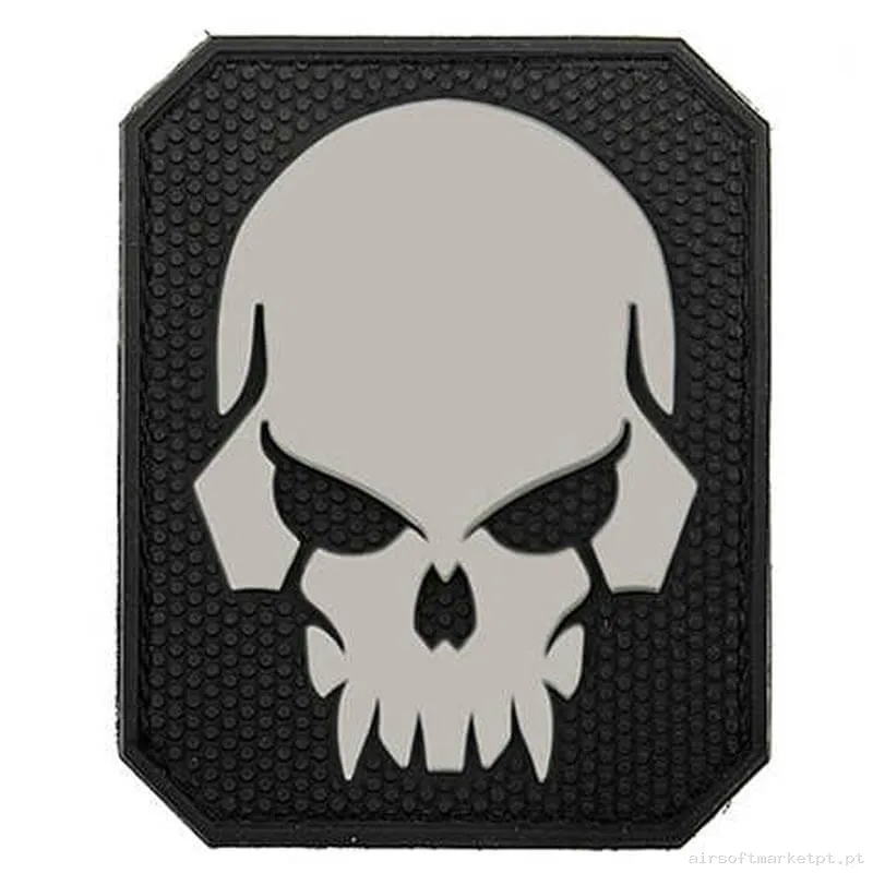 Parche Goma Relieve Emerson Pirateskull Patch 4 — Patches & Decoração — Airsoft Market PT