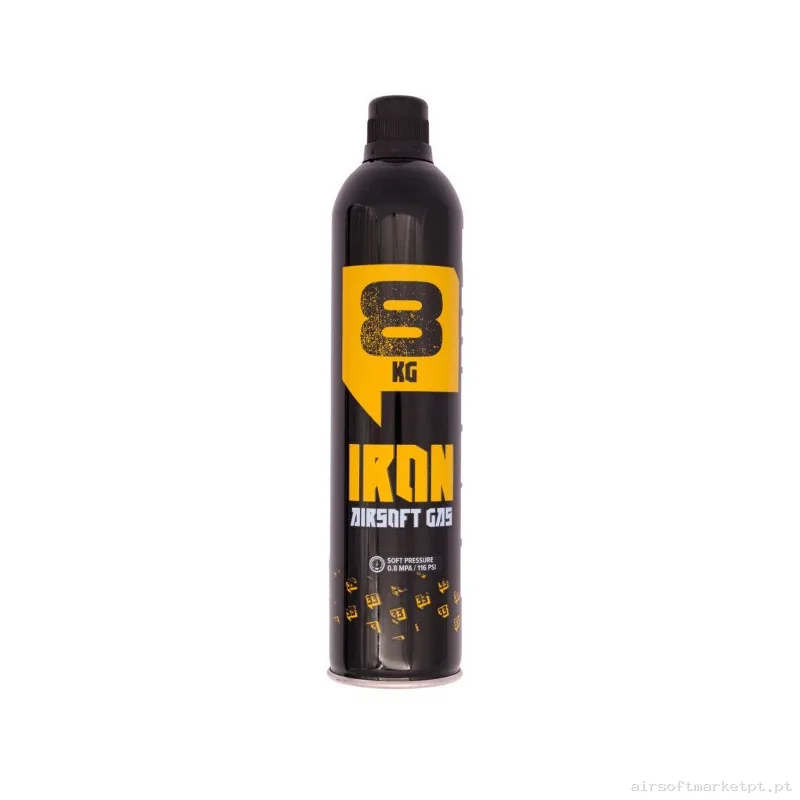 Botella Green Gas Arsenic Iron 8kg sin silicona — Gás & CO2 — Airsoft Market PT