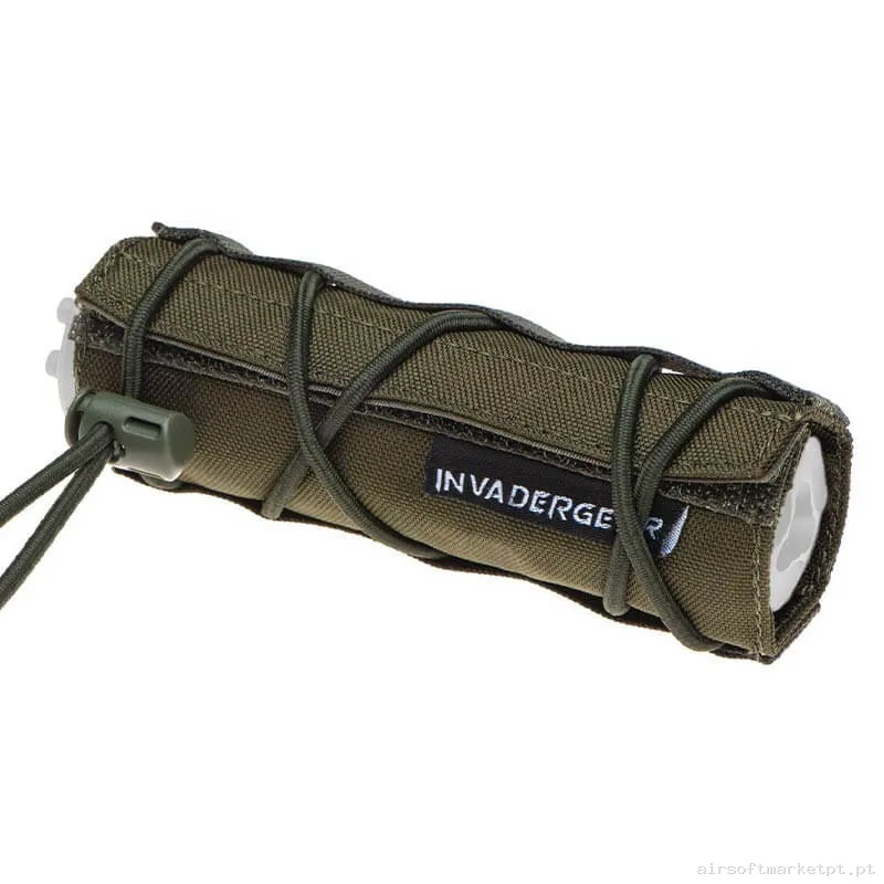 Cobertura supressor Invader Gear 14cm verde od — Acessórios & Componentes — Airsoft Market PT