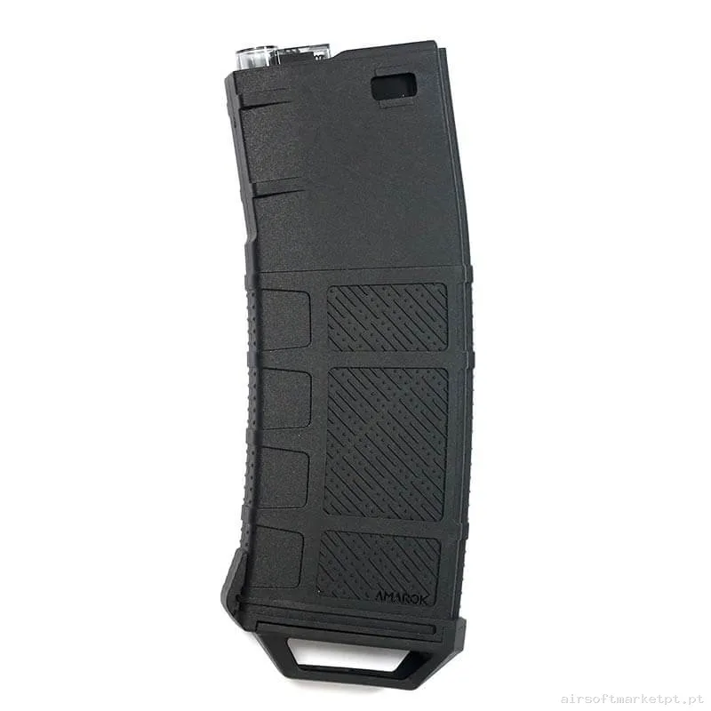 Magazine Réplica Midcap M4 Amarok Fast Feed A2 Polimero 250 Bbs negro/Gris — Carregadores / Magazines — Airsoft Market PT