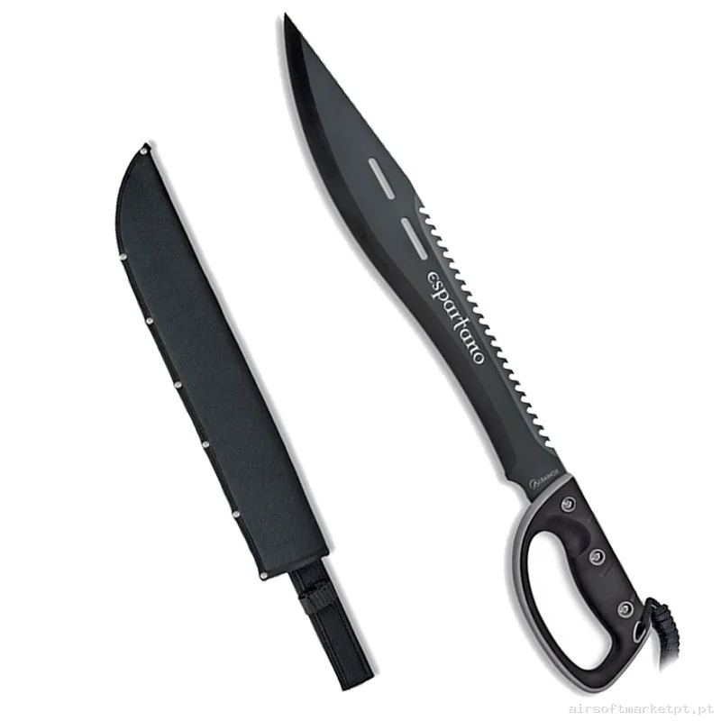 MACHETE BOLO ALBAINOX ESPARTANO MANGO SIERRA NEGRO — Ferramentas — Airsoft Market PT