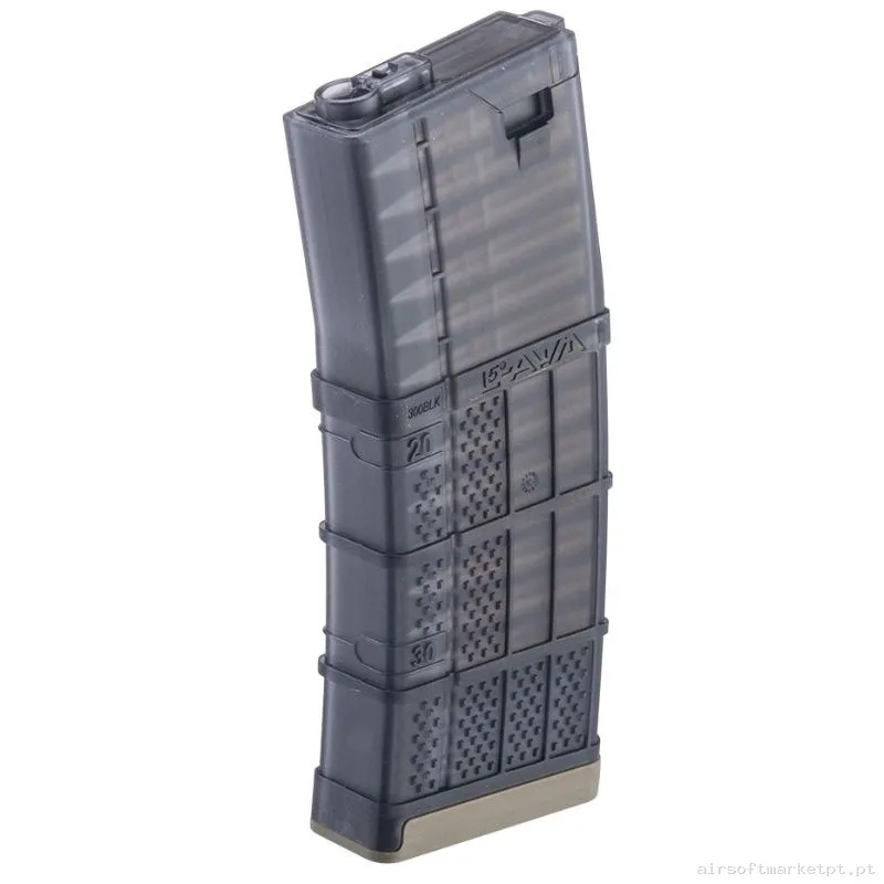 Magazine Réplica Midcap M4 Cyma Lancer L5awm Polímero 190 Bbs tan (.300 Blk) — Carregadores / Magazines — Airsoft Market PT