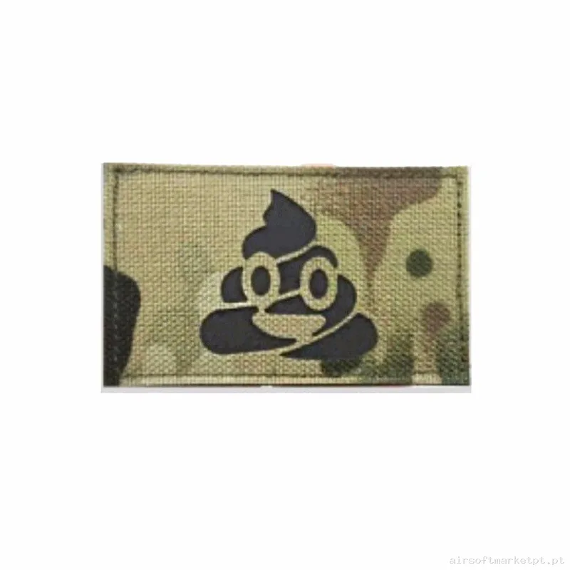 Parche De Tela Emoji Feliz Multicam — Patches & Decoração — Airsoft Market PT