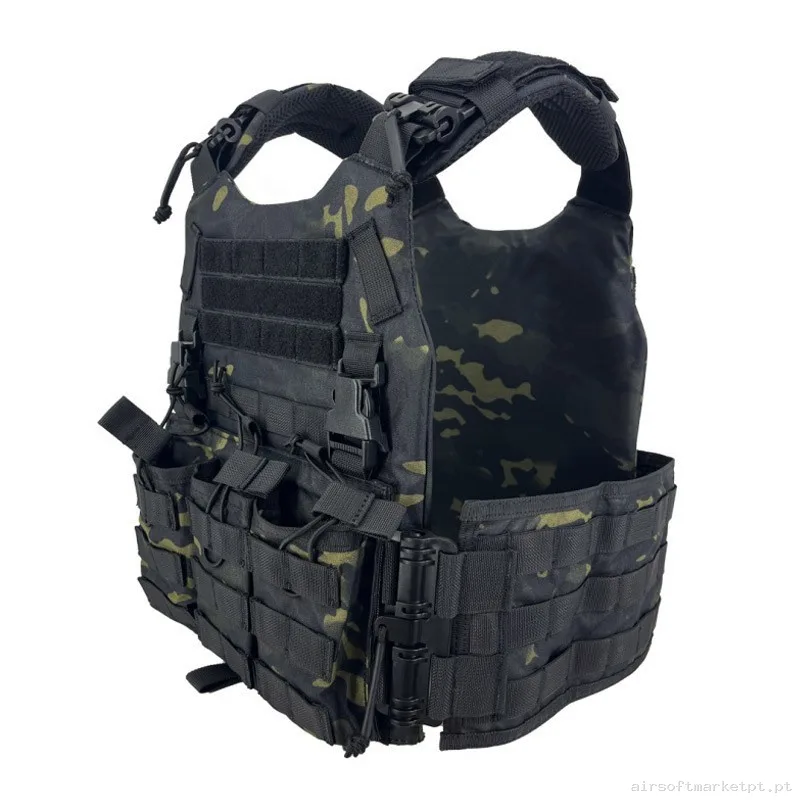 CHALECO FCS SIXMM MULTICAM BLACK — Coletes & Rigs — Airsoft Market PT