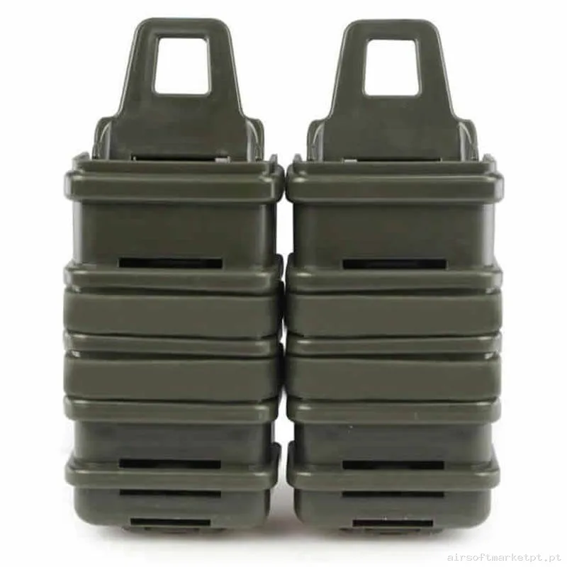 Pouch Magazine Pouch Fastmag Doble Mp7 Wosport verde od — Coletes & Rigs — Airsoft Market PT