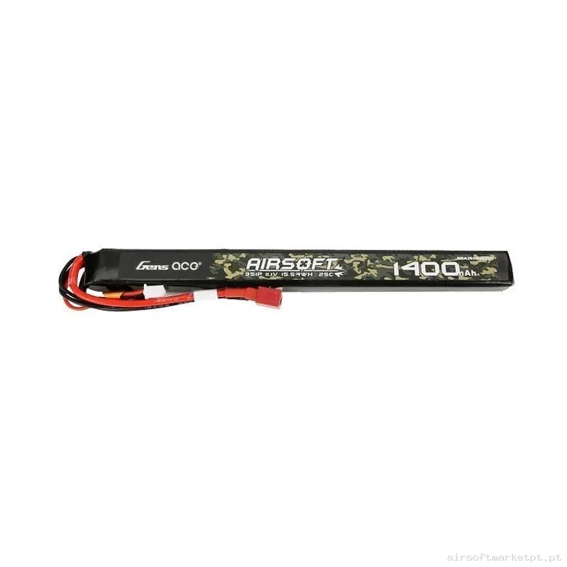 BATERÍA INTELIGENTE GENS ACE 1400MAH 25C 11.1V LAPIZ TDEAN — Baterias & Carregadores — Airsoft Market PT