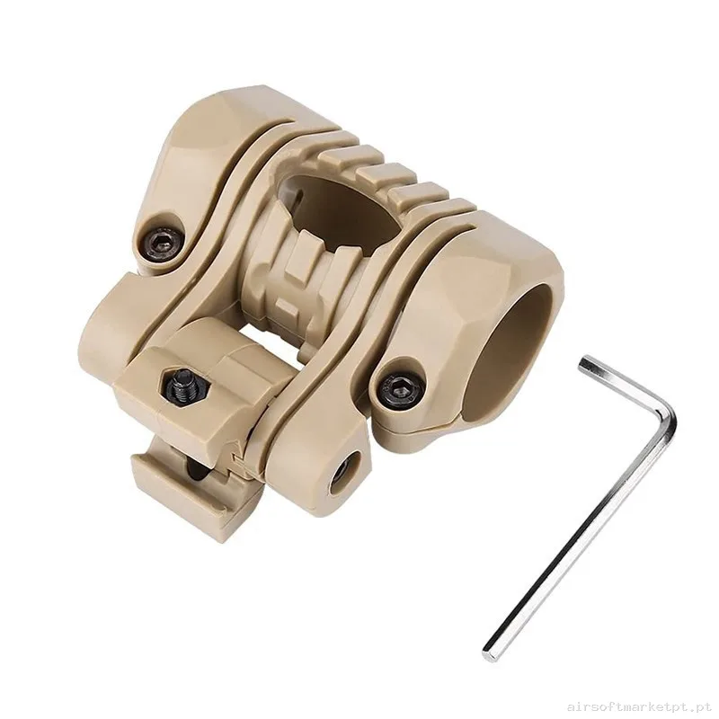 Soporte Universal Para Linterna Ajustable Tan — Lanternas & Lasers — Airsoft Market PT