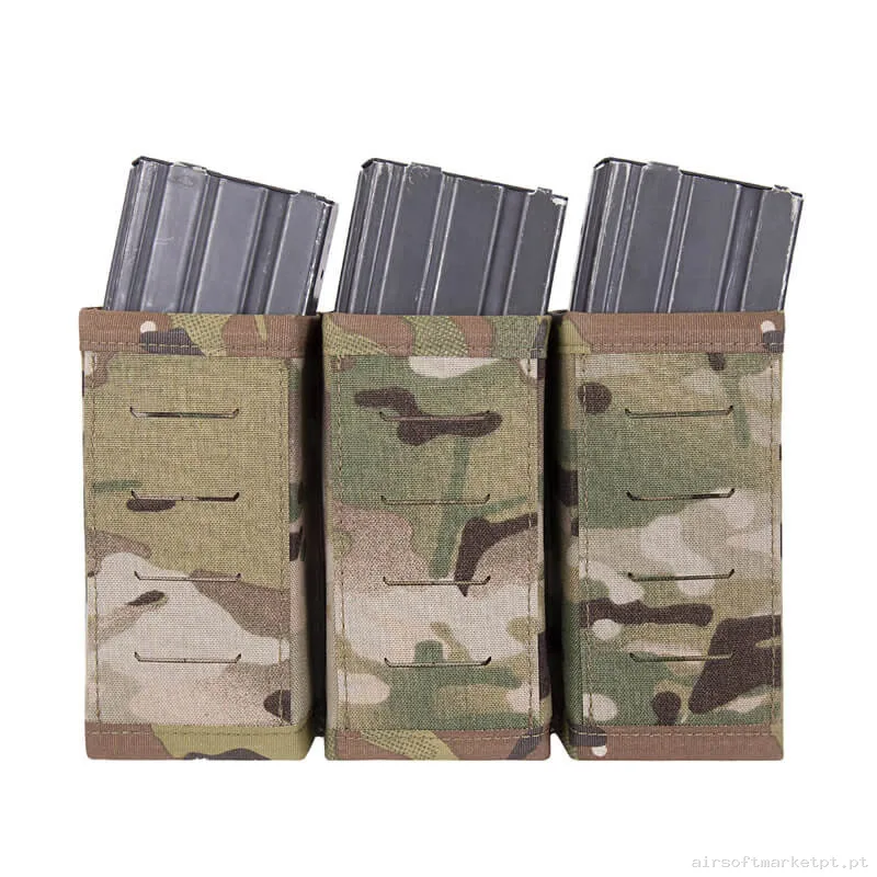 Pouch Magazine Pouch Triplo M4 Warrior Assault Corte a Laser multicam — Coletes & Rigs — Airsoft Market PT