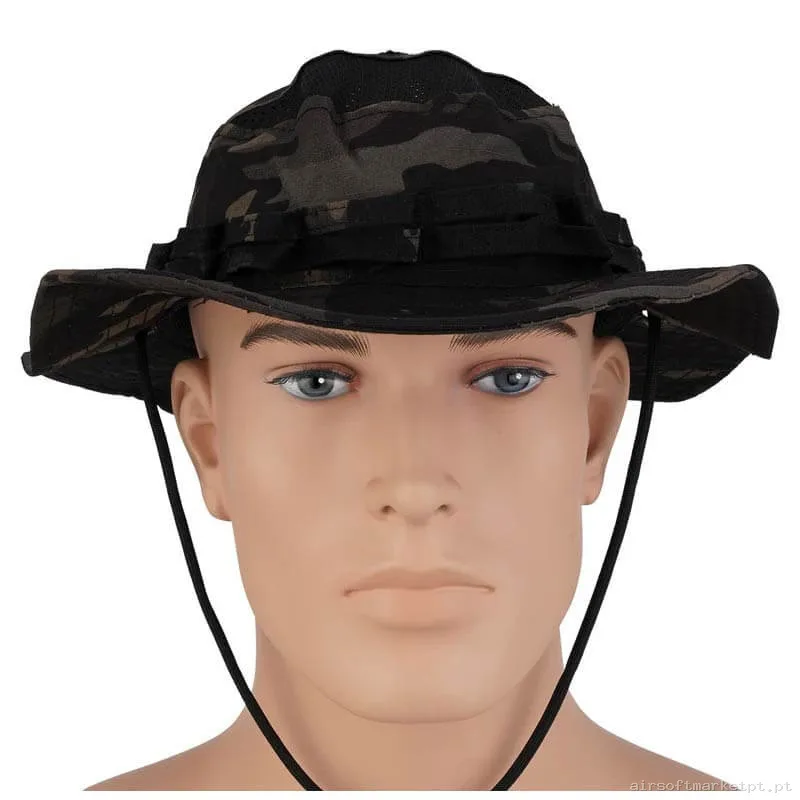 Chambergo Cygnus Armory Boonie Onyx Gen.ii Estilo multicam Preto — Proteção Ocular & Facial — Airsoft Market PT