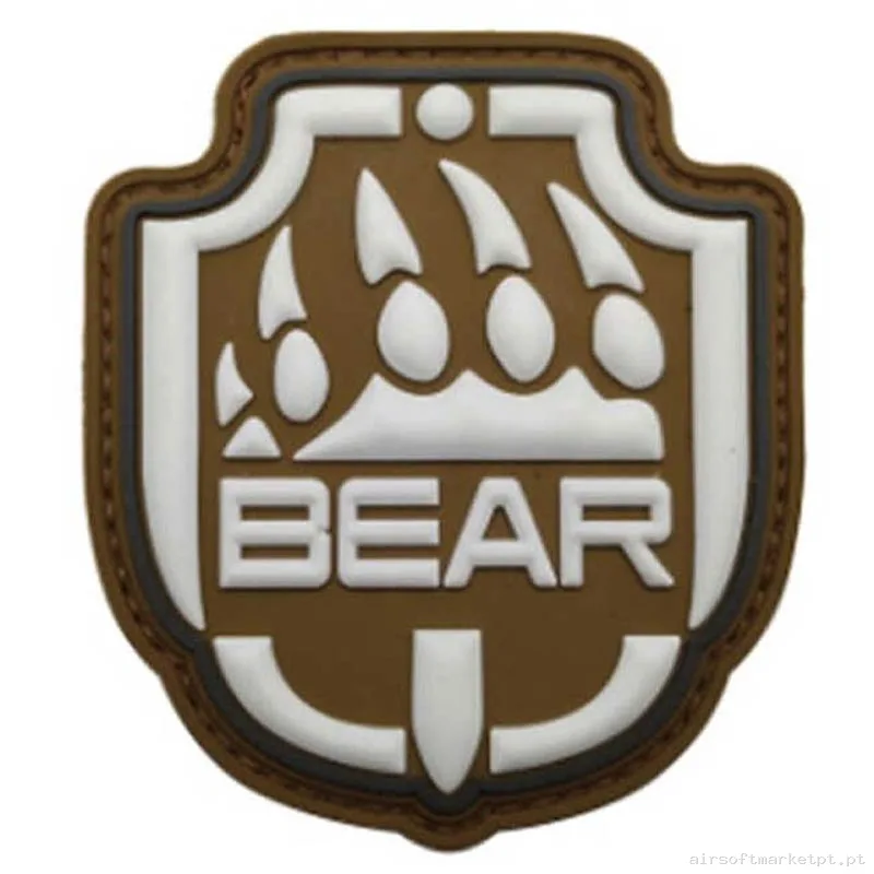 Parche Goma Relieve Oem Escape From Tarkov Bear F190 Fluorescente — Patches & Decoração — Airsoft Market PT