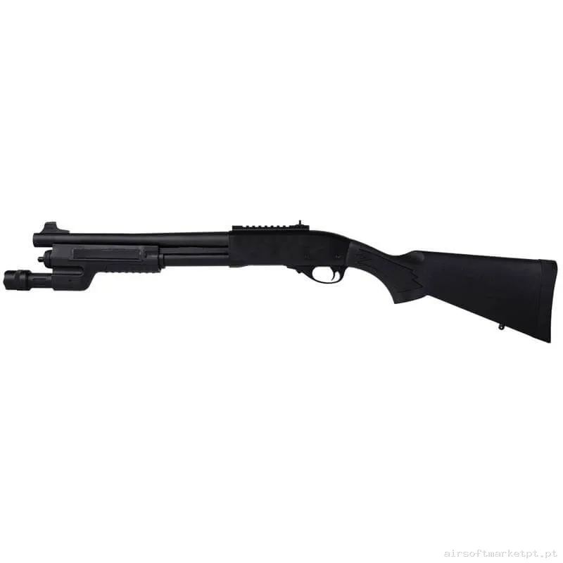 Réplica Mola Shotgun Secutor Velites Ferrum S-Ix negra — Shotguns — Airsoft Market PT