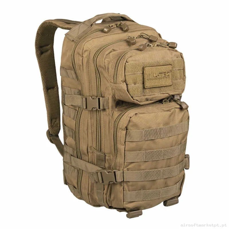 Mochila Táctica MOLLE Mil-Tec Us Assault Small 20l coyote — Sacos & Mochilas — Airsoft Market PT