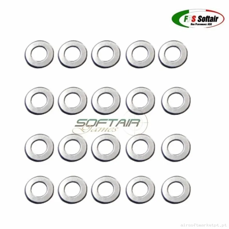 ARANDELAS SHIMING FPS 0,20 , 20 PCS — Peças Internas (AEG) — Airsoft Market PT