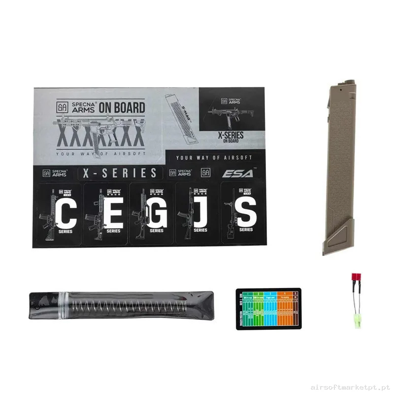 Réplica Specna Arms Sa-FX02 Flex Gen2 Hal Etu Negro Tan — Rifles de Assalto (AR/M4/AK) — Airsoft Market PT (foto 6)