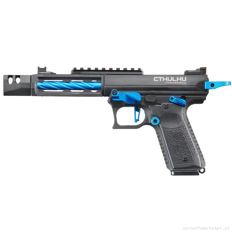 Réplica GBB Pistola Lancer Tactical Cthulhu Tandemkross negra/Azul — Pistolas — Airsoft Market PT