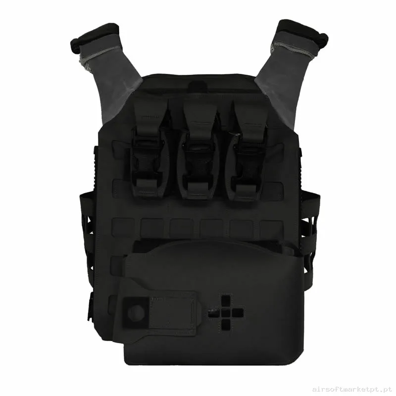Back Panel Warrior Assault Láser Cut Assaulters Abp Mk1 negro — Coletes & Rigs — Airsoft Market PT