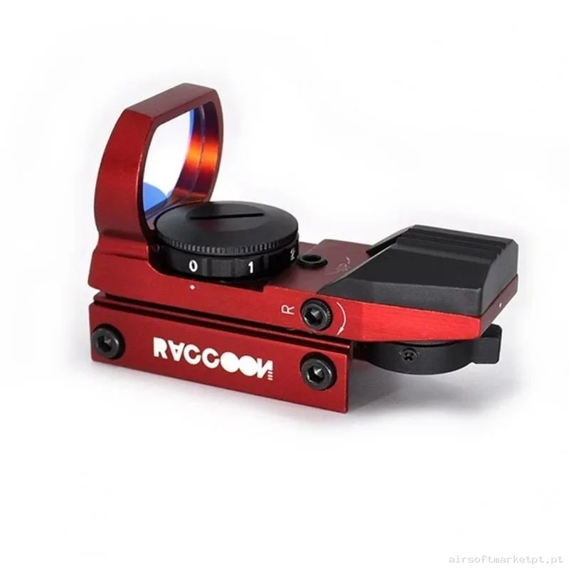 Red Dot Abierto Holográfico Akedo Rojo - Raccoon — Miras & Ópticas — Airsoft Market PT