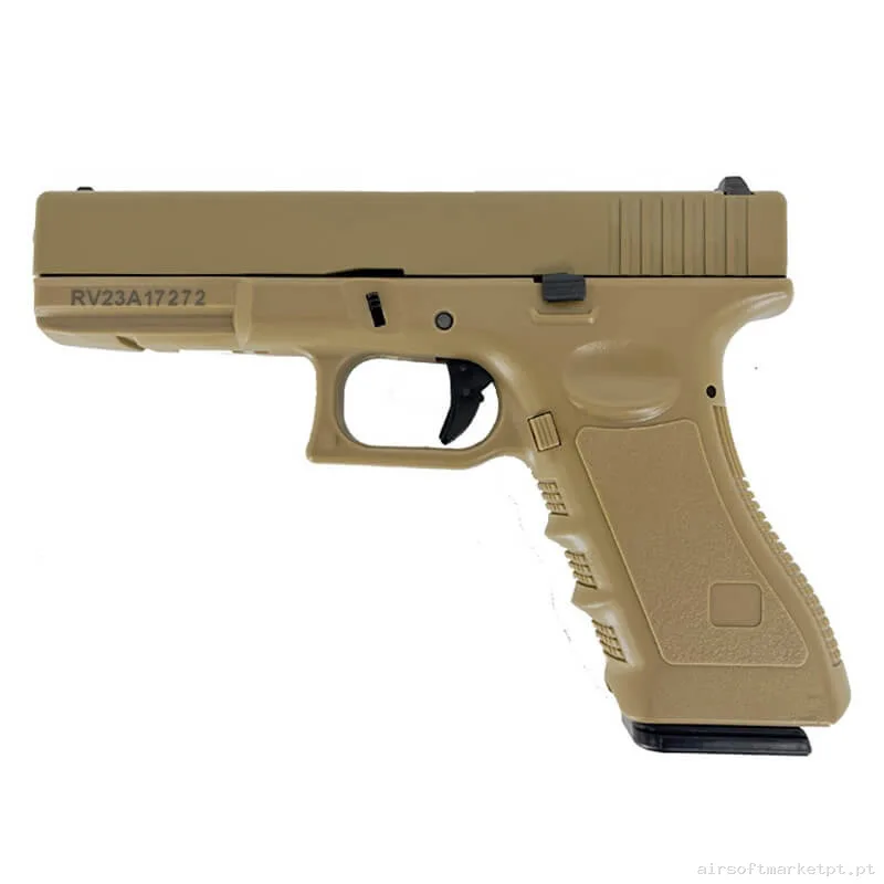 Réplica GBB Pistola G17 Rossi Valiant Guardian tan — Pistolas — Airsoft Market PT