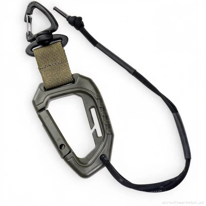 Mosqueton Tático Mil-Tec Missiongear Carabiner verde od — Outros — Airsoft Market PT