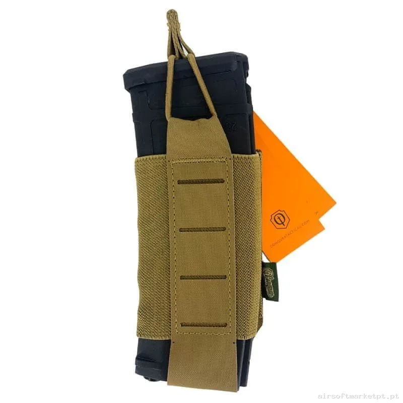 Pouch Portacargador Simple Tegris M4 Conquer Coyote — Coletes & Rigs — Airsoft Market PT