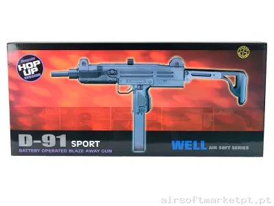 Micro Uzi D-91 Well — Rifles de Assalto (AR/M4/AK) — Airsoft Market PT (foto 6)