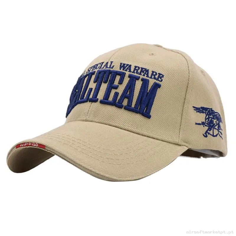 GORRA BEISBOL HAN WILD SEAL TEAM TAN — Proteção Ocular & Facial — Airsoft Market PT