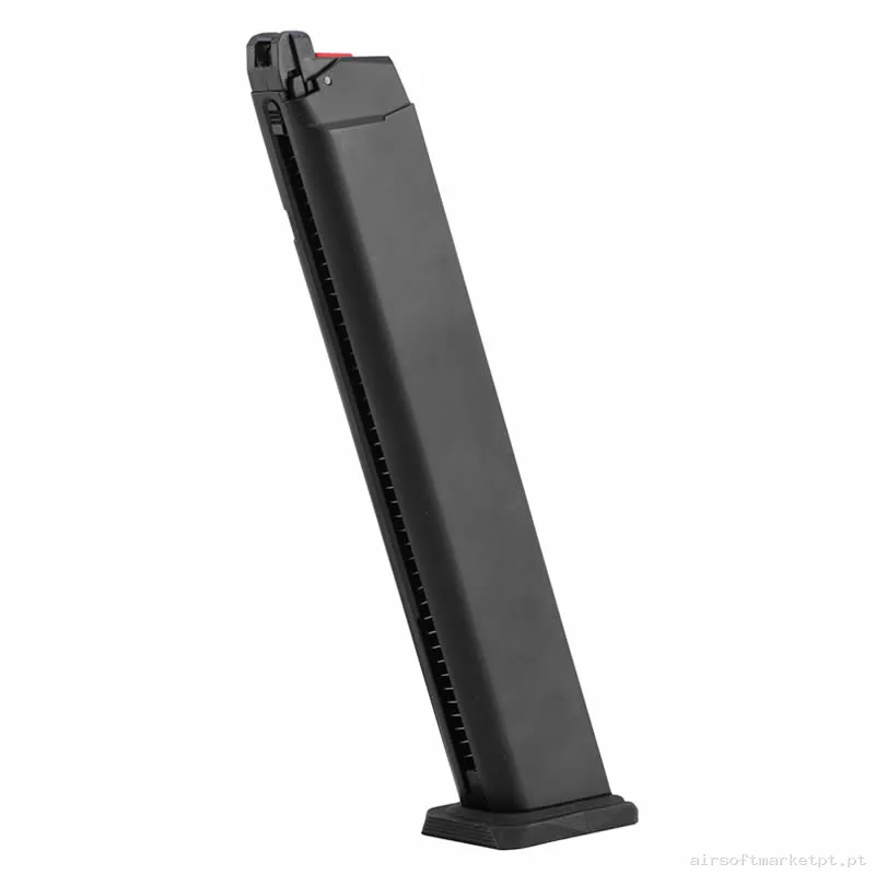 Magazine Pistola Gas G17 Aw Custom Vx Series Extendido 50 Bbs — Carregadores / Magazines — Airsoft Market PT