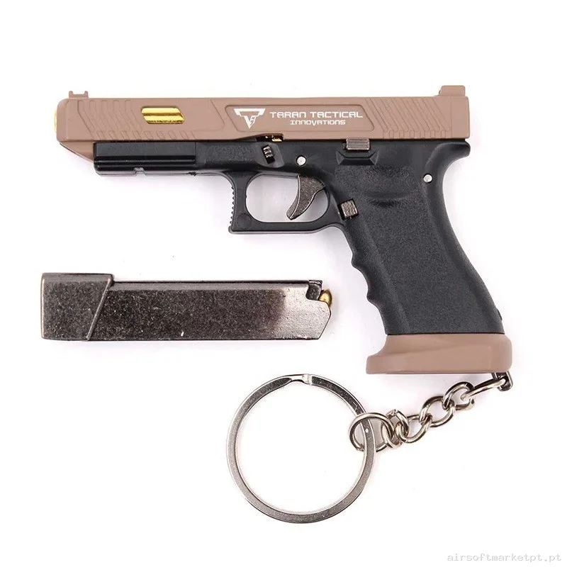 Llavero Funcional Pistola G34 7.5cm Tan Negra — Acessórios & Componentes — Airsoft Market PT (foto 4)