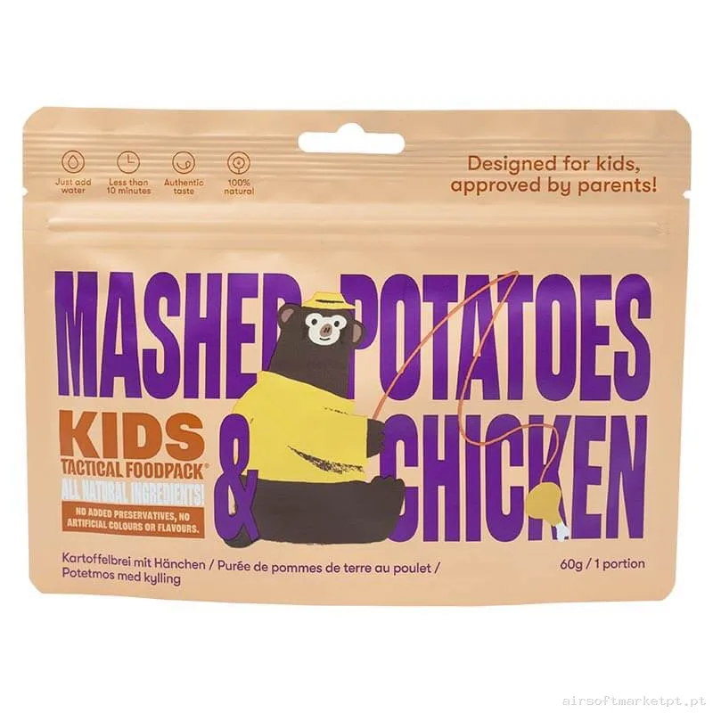 Comida Infantil Tactical Foodpack Kids Pure de Batata com Frango — Outros — Airsoft Market PT